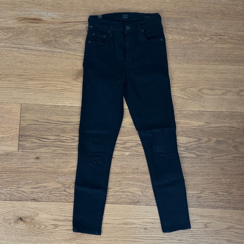 Citizens of Humanity Black Women's rocket high rise skinny.